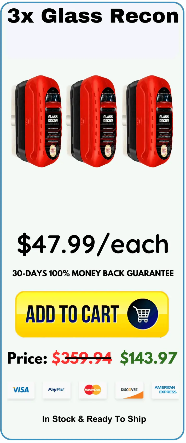 Glass Recon offer package price